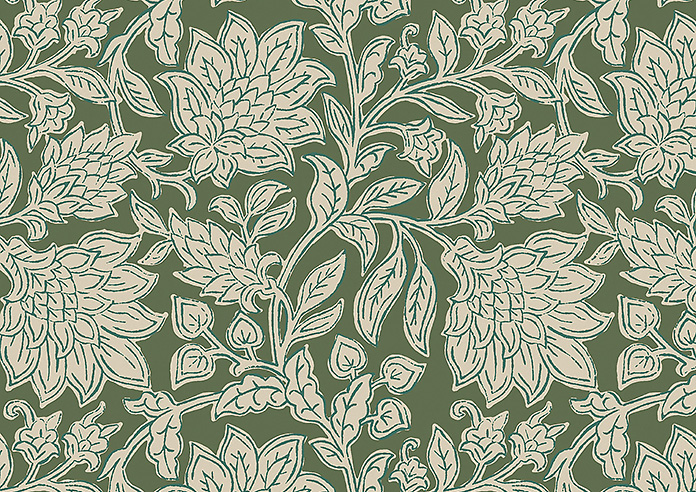 Land & Shore Rowallane (Blackout), Green - Roller Blind - Image 6
